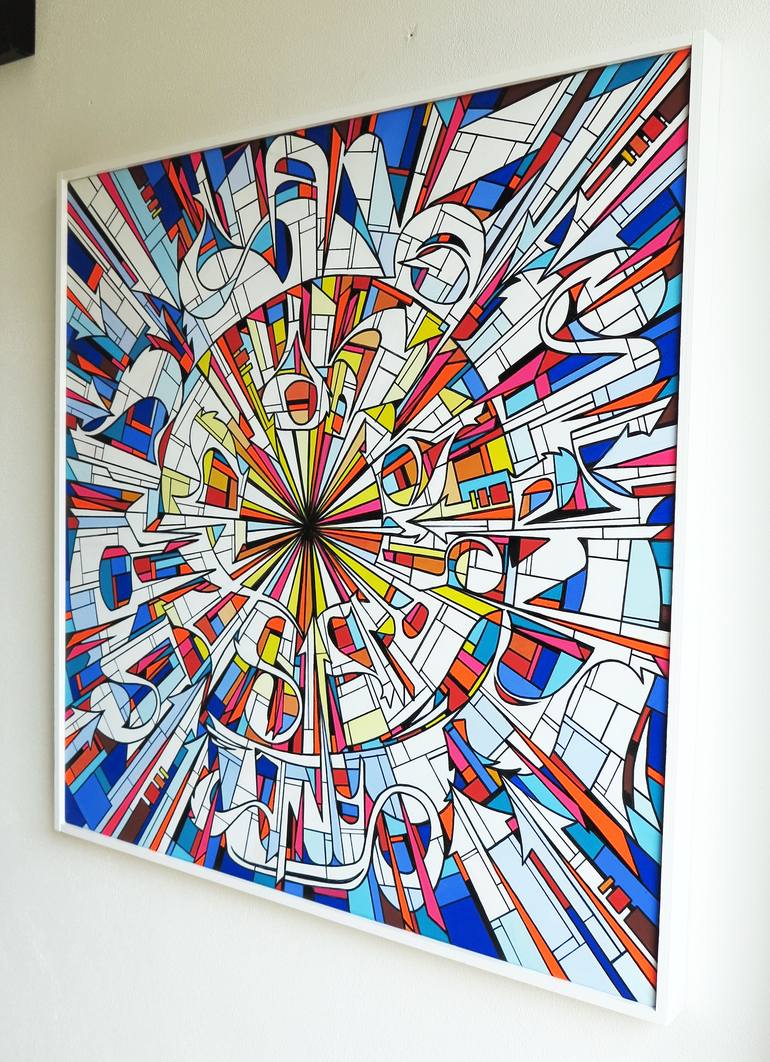 Original Street Art Graffiti Painting by Alberto Silva