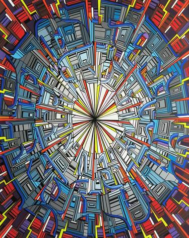 Original Street Art Graffiti Painting by Alberto Silva
