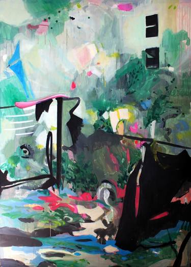 Original Abstract Landscape Paintings by Maryna Lavrenyuk