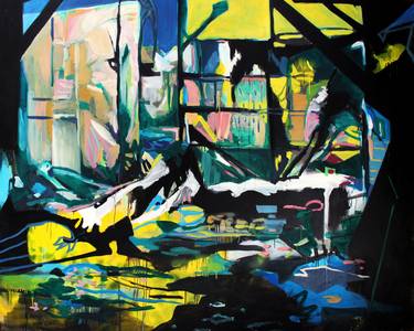Print of Expressionism Architecture Paintings by Maryna Lavrenyuk
