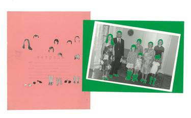 Print of Conceptual Children Collage by ELIS alis la luna Hnatiuk