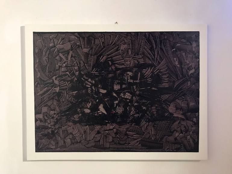 Original Abstract Expressionism Abstract Painting by Erika Marchi