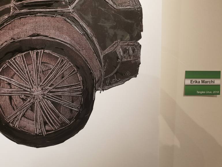 Original Car Painting by Erika Marchi