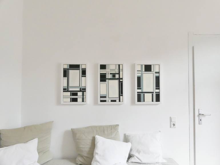 Original Conceptual Geometric Collage by Olrik Martin Pflaeging