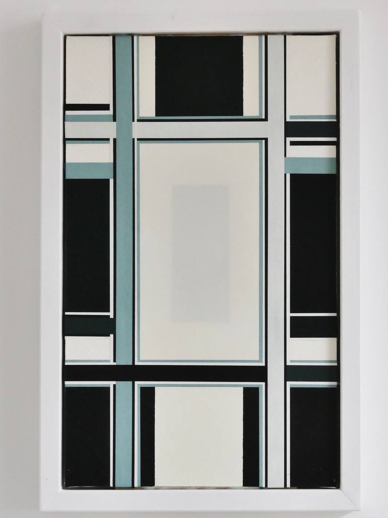 Original Conceptual Geometric Collage by Olrik Martin Pflaeging