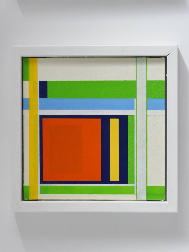 Original Minimalism Geometric Collage by Olrik Martin Pflaeging