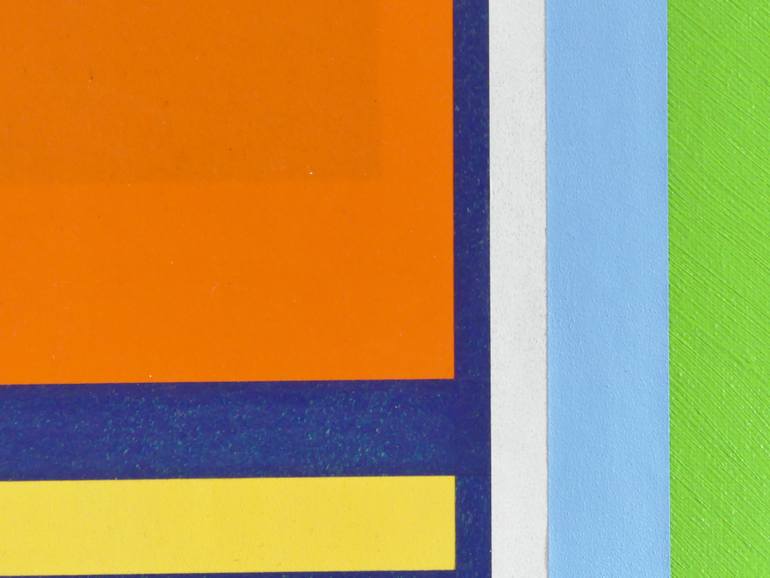Original Minimalism Geometric Collage by Olrik Martin Pflaeging