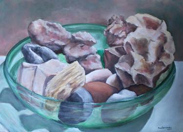 Original Still Life Paintings by Neide Mendes