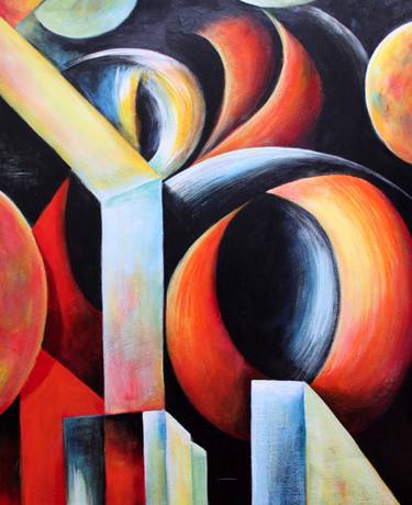 Original Abstract Paintings by Neide Mendes