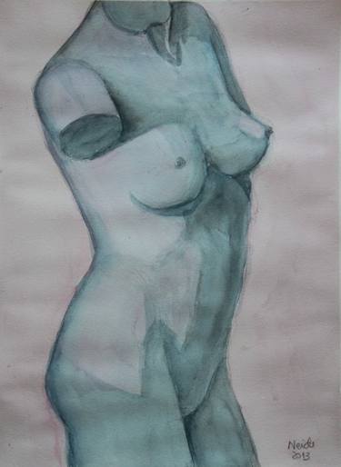 Original Figurative Nude Paintings by Neide Mendes