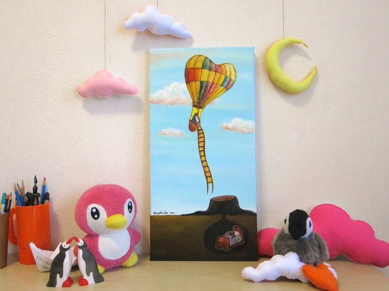 Original Illustration Love Painting by Maryann Loo