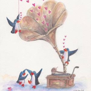 Collection Illustrated: Dreaming Penguins