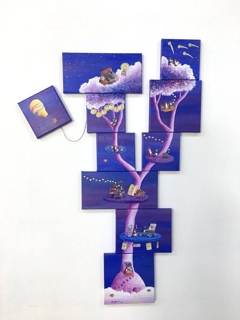 Original Illustration Love Painting by Maryann Loo