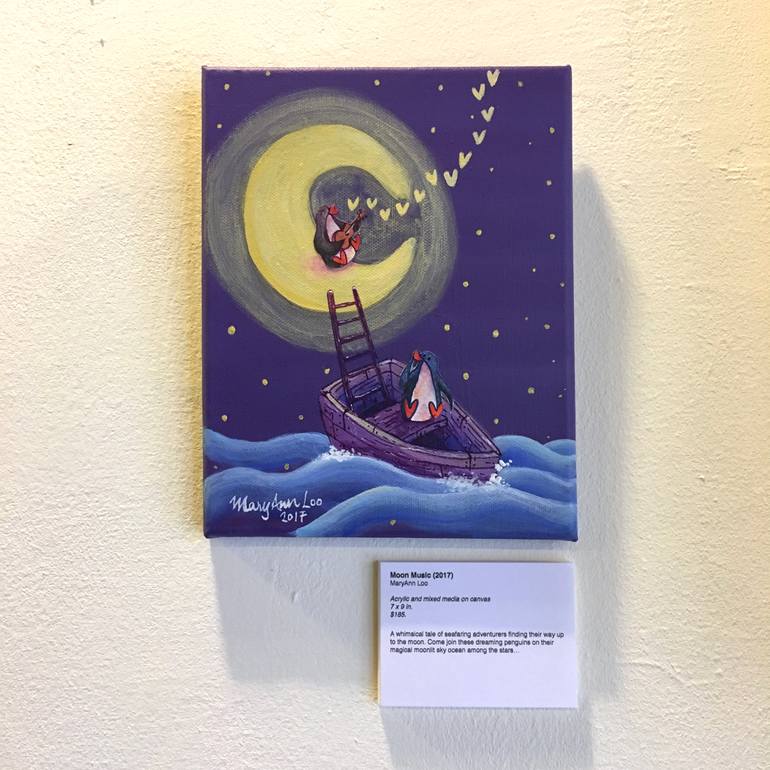 Original Illustration Music Painting by Maryann Loo