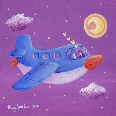 Print of Airplane Paintings by MaryAnn Loo
