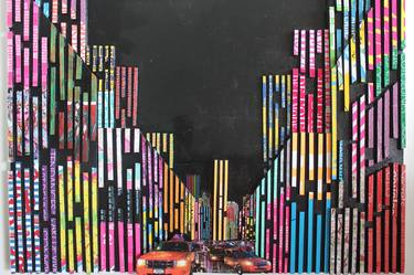 Print of Pop Art Cities Mixed Media by Marie Gaelle De terwangne