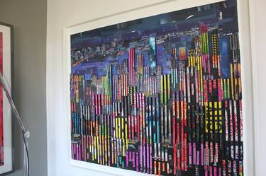 Print of Cities Mixed Media by Marie Gaelle De terwangne