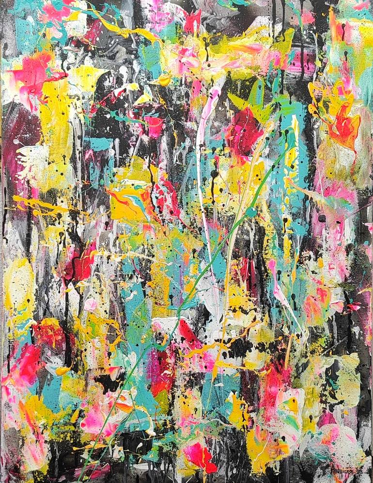 Original Abstract Mixed Media by AVORIGGRA Art