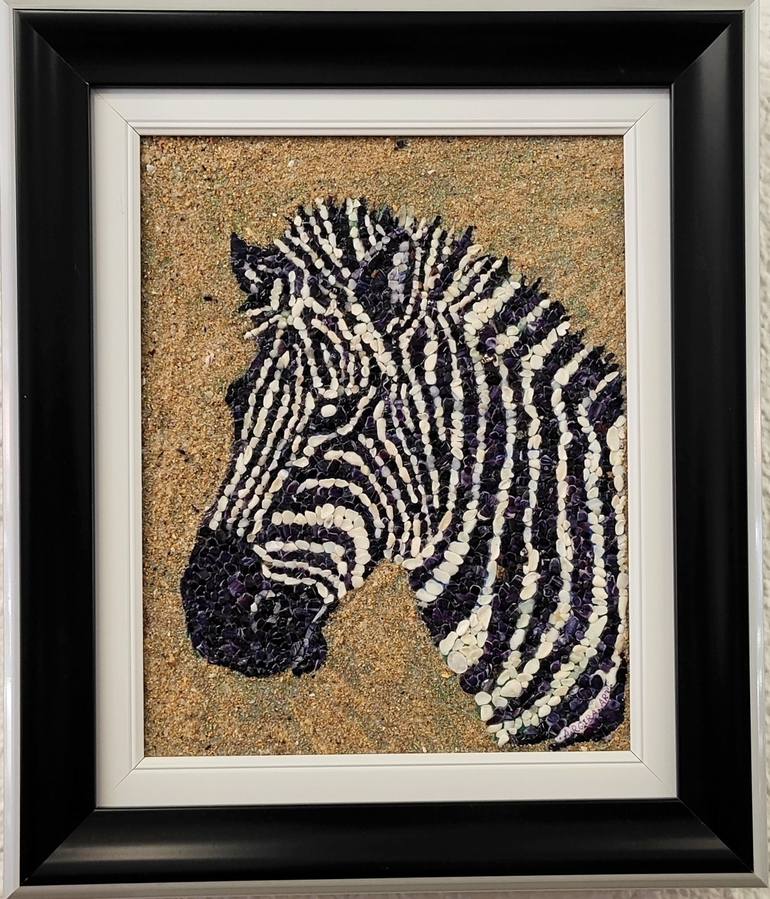 Original Portraiture Animal Collage by AVORIGGRA Art