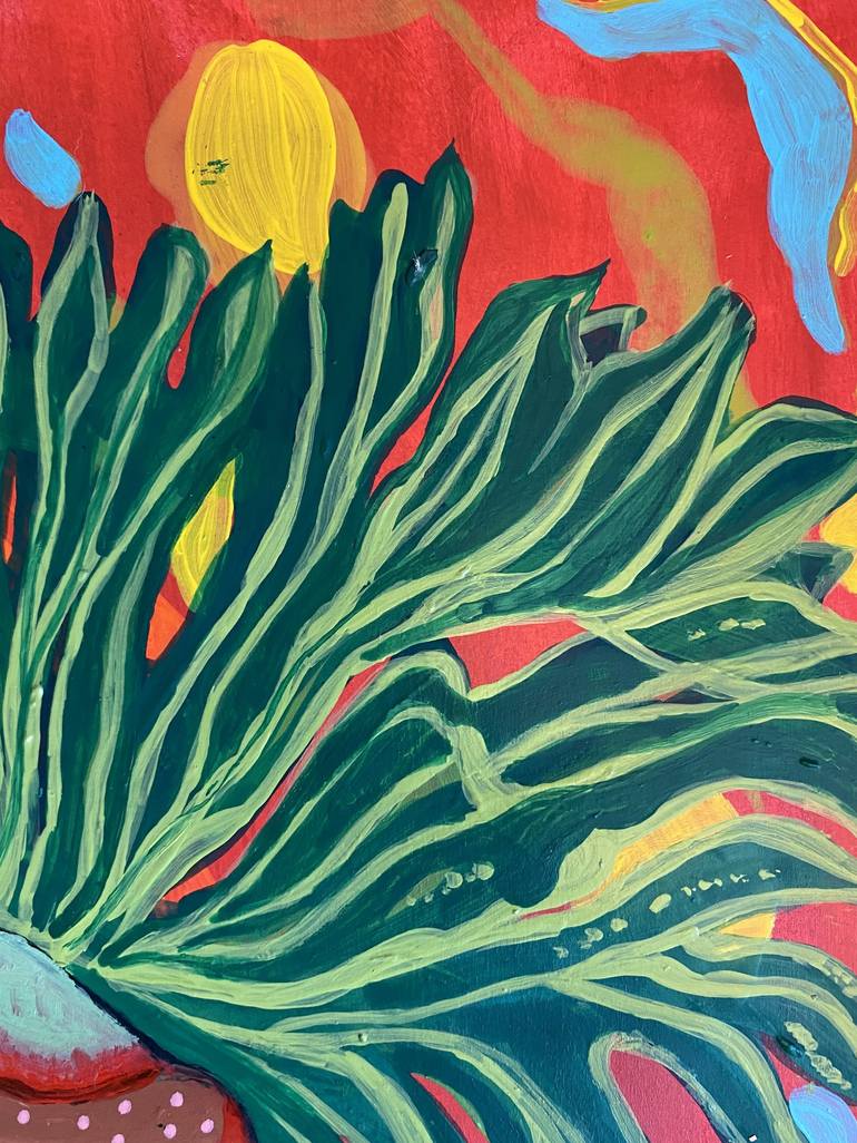 Original Contemporary Botanic Painting by Elisa Ochoa