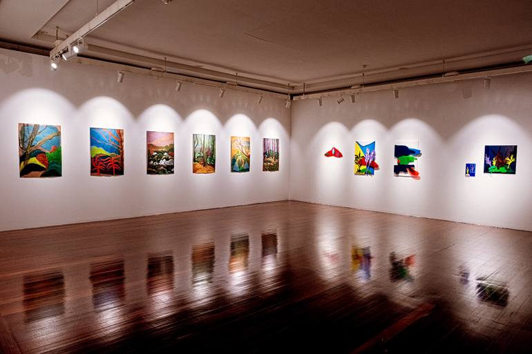 Original Art Nouveau Landscape Sculpture by Elisa Ochoa