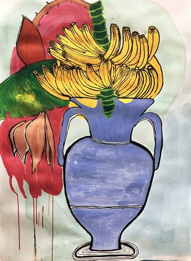 Print of Expressionism Botanic Paintings by Elisa Ochoa