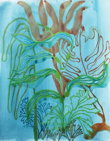 Print of Art Deco Nature Paintings by Elisa Ochoa