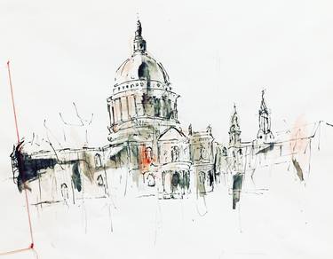 St Paul's Cathedral - Observational Sketch thumb
