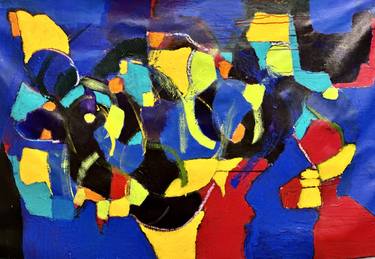 Original Abstract Expressionism Abstract Paintings by Michael Katz