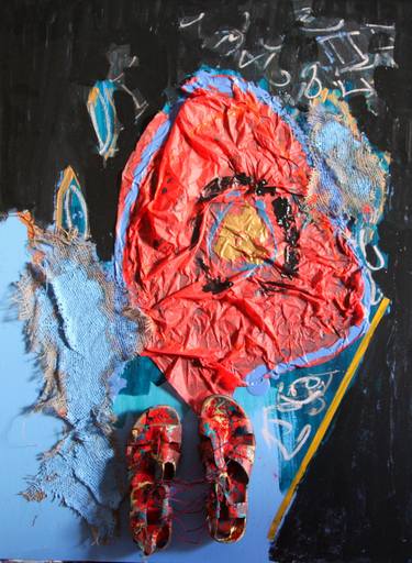 Original Conceptual Abstract Collage by Michael Katz