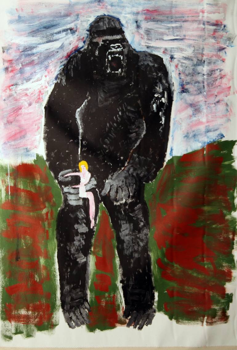King Kong Painting By Michael Katz Saatchi Art