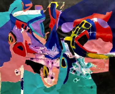 Original Abstract Expressionism Abstract Paintings by Michael Katz