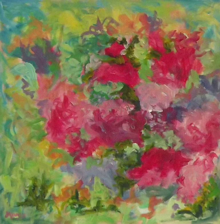 Secret Garden 2 Painting by Marcy Brennan | Saatchi Art