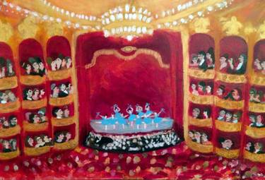 Original Illustration Performing Arts Paintings by Michelle Winters