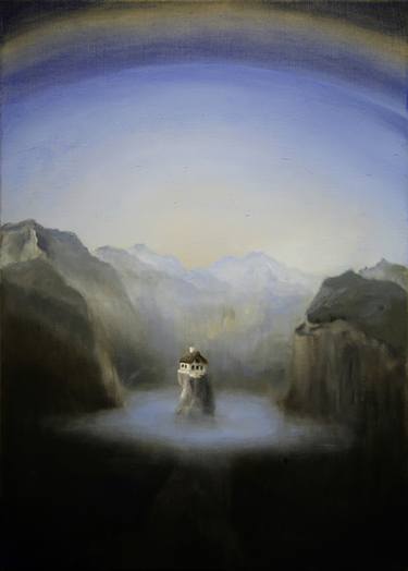 Print of Surrealism Landscape Paintings by Evelien Nijeboer