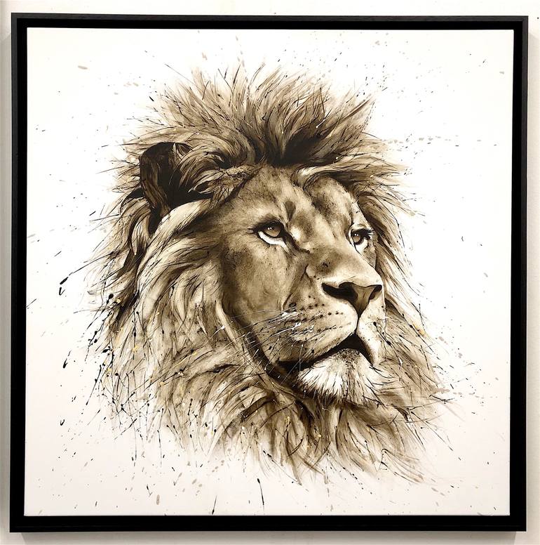 Original Expressionism Animal Painting by David Rees