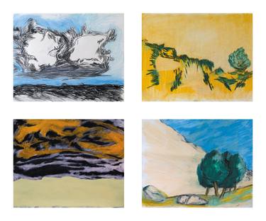 Print of Expressionism Landscape Drawings by Zalo Kappa
