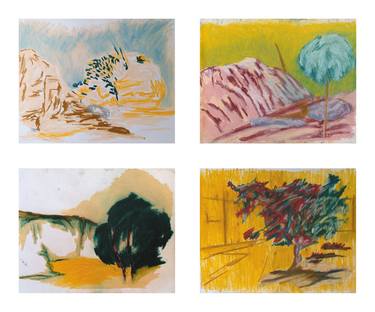 Print of Expressionism Landscape Drawings by Zalo Kappa