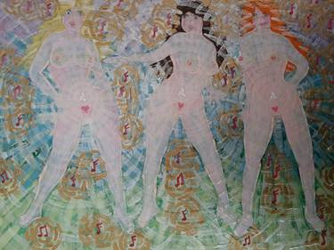 Original Figurative Nude Paintings by John Dobson