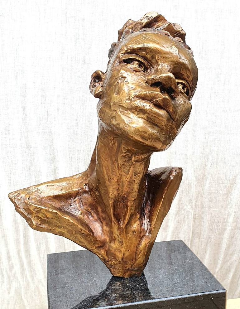 Original Expressionism People Sculpture by Ann Snell