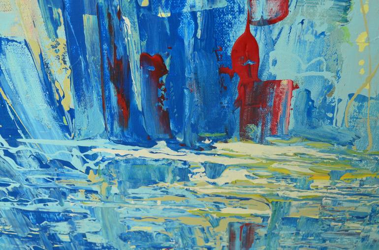 Original Abstract Expressionism Abstract Painting by Tanya Vasilenko