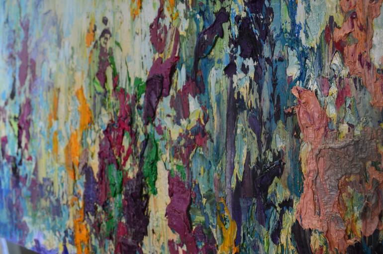 Original Abstract Expressionism Abstract Painting by Tanya Vasilenko