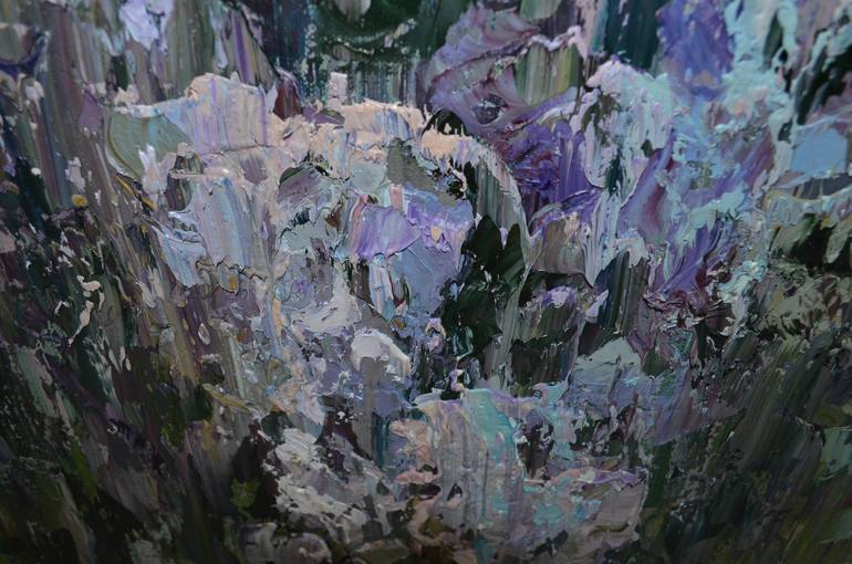 Original Art Deco Floral Painting by Tanya Vasilenko