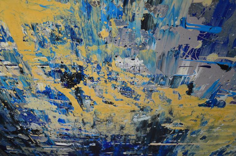 Original Abstract Expressionism Abstract Painting by Tanya Vasilenko