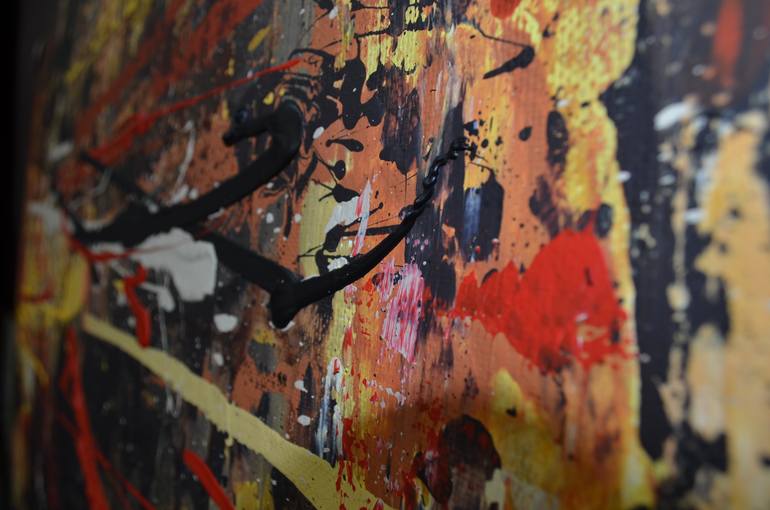 Original Abstract Expressionism Abstract Painting by Tanya Vasilenko