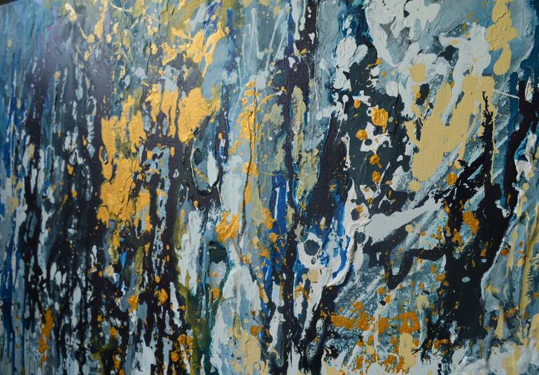Original Abstract Expressionism Abstract Painting by Tanya Vasilenko