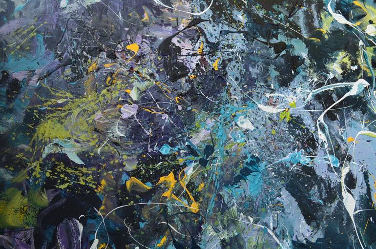 Original Abstract Expressionism Abstract Painting by Tanya Vasilenko