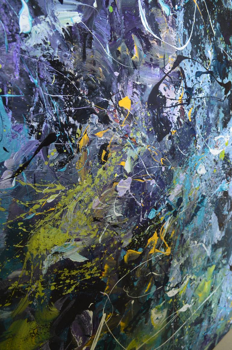 Original Abstract Expressionism Abstract Painting by Tanya Vasilenko