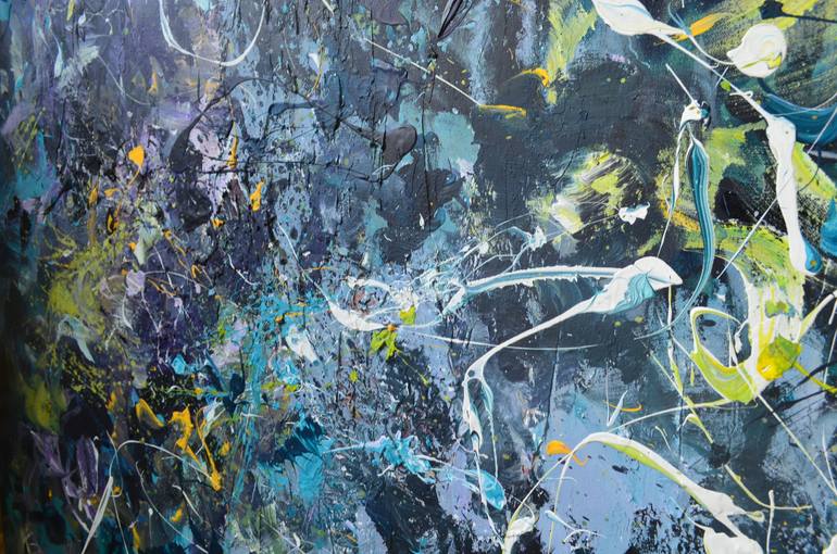 Original Abstract Expressionism Abstract Painting by Tanya Vasilenko