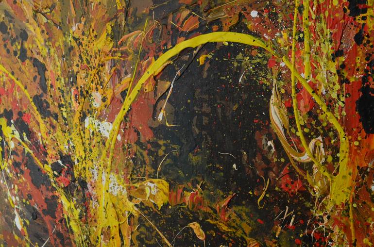 Original Abstract Expressionism Abstract Painting by Tanya Vasilenko